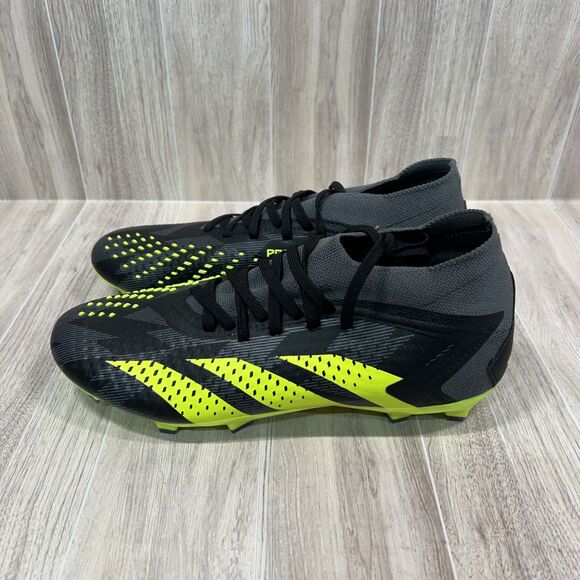 adidas PREDATOR ACCURACY.2 FIRM GROUND SOCCER CLEAT Black/Yellow IG0781 Mens 9.5 main image 7
